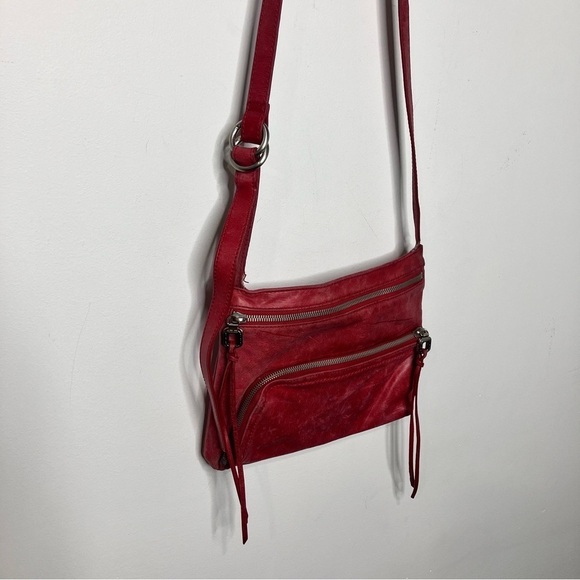 HOBO red leather crossbody bag small size‎ - Picture 3 of 11